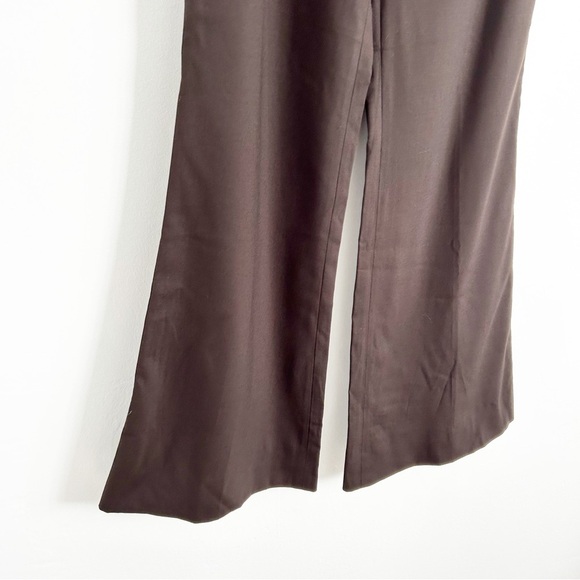 PRADA Brown Wool Bootcut Trouser Pants Size IT 42 / US 6 - Picture 5 of 8